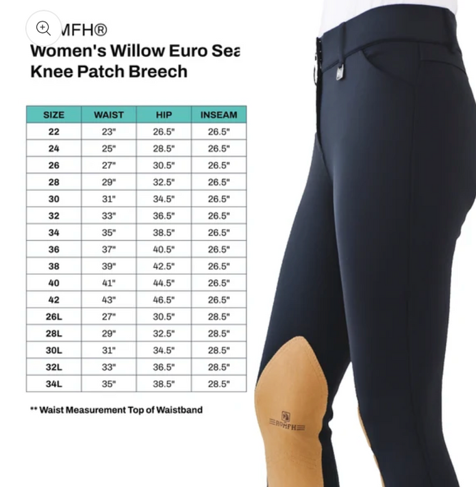 Romfh Willow Technical Knee Patch Breech