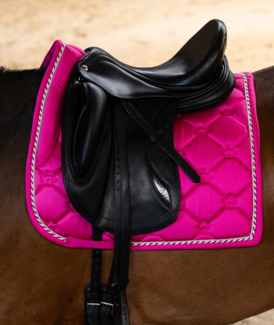 PS of Sweden - Original Monogram Saddle Pad - Hibiscus