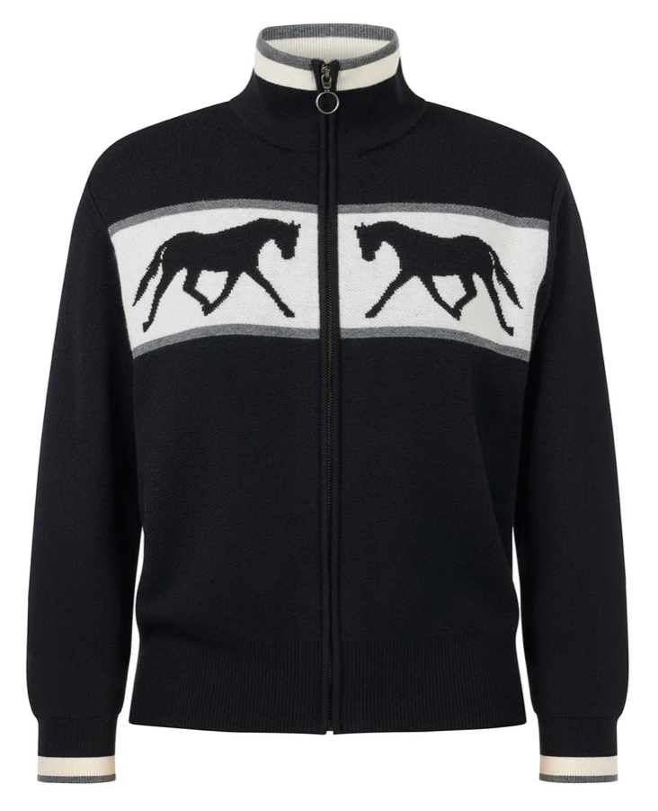 Reflections Horse Full Zip Sweater