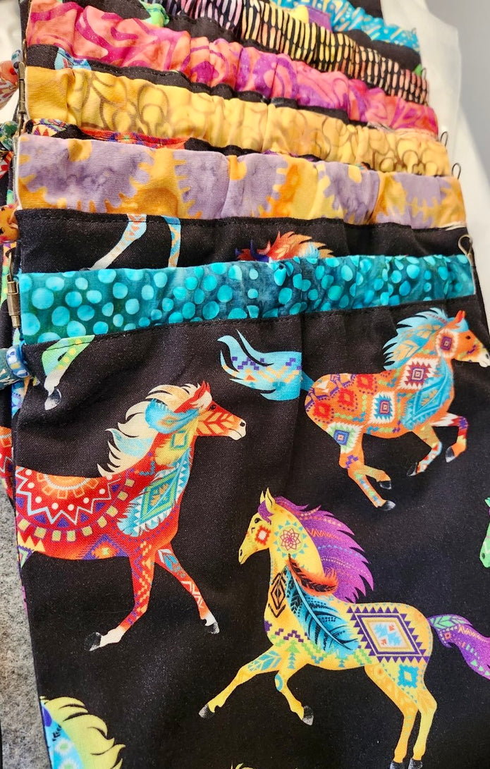 Black Stallion Designs - Horse Print Pouch