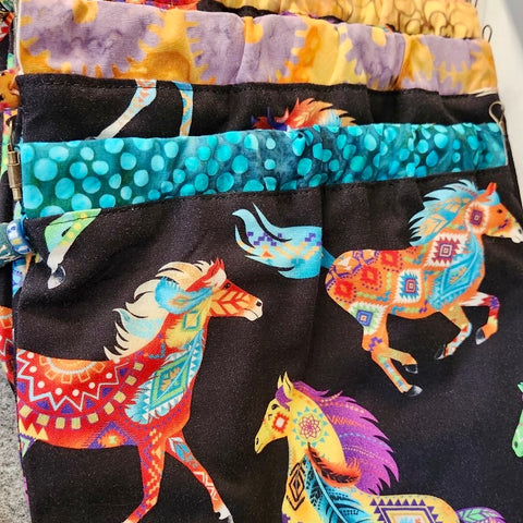 Black Stallion Designs - Horse Print Pouch