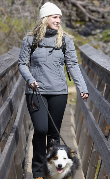 Kerrits Hoofprint Quiled Pullover Jacket