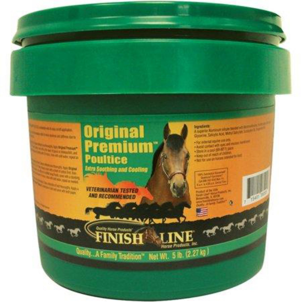 Finish Line 129104 Original Premium Poultice for Equine Tub