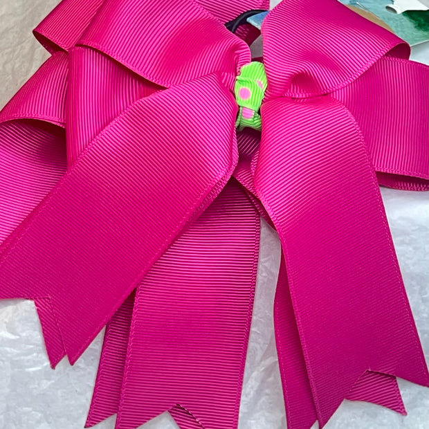 Black Stallion Designs - 6” Simple Equestrian Show Bows - Set of 2
