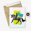 Hunt Seat Happy Birthday Parade Card