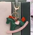 Black Stallion Designs - Leather Rocking Horse Keychain