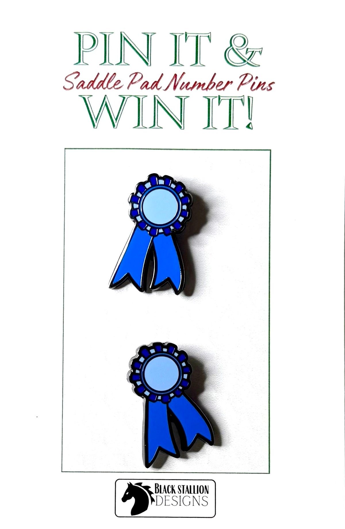 Pin It & Win It Saddle Pad Number Pins