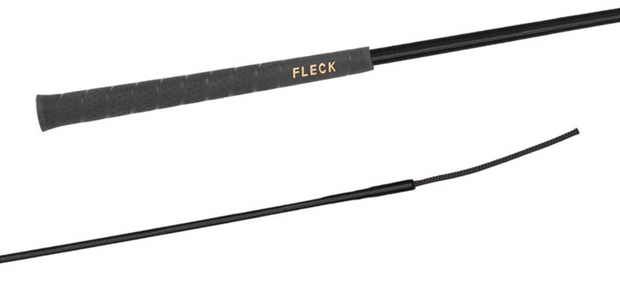 Fleck Black Dressage Whip - 43.5”