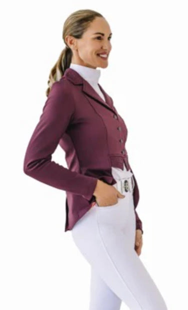 Ovation Dressage Coat - Deepest Plum