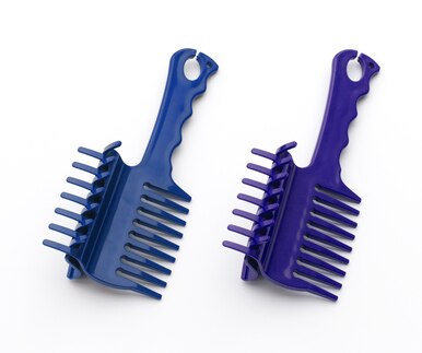 Clip-On Braiding Comb - Purple