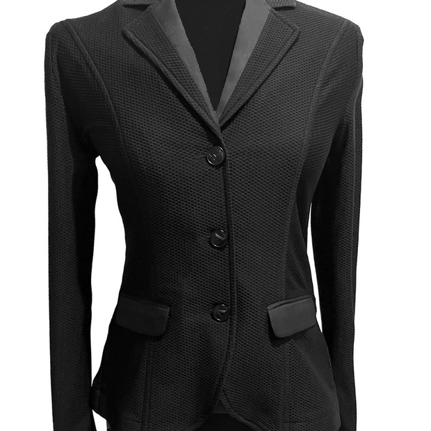 Anademi Mesh Show Coat - Black