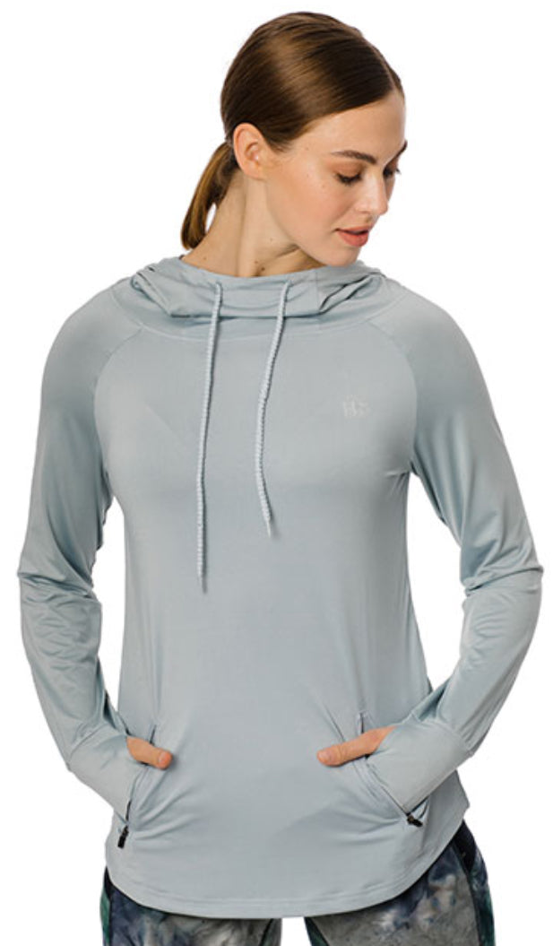 Technical Hooded Top - Stormy Sea