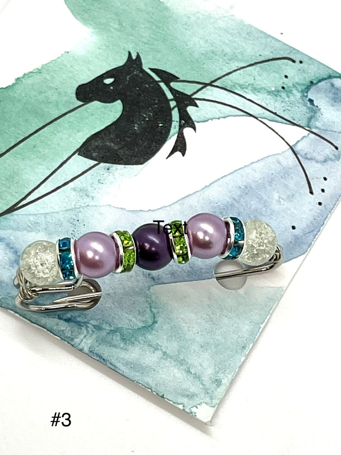 Handmade Stock Pins - 2" Silver