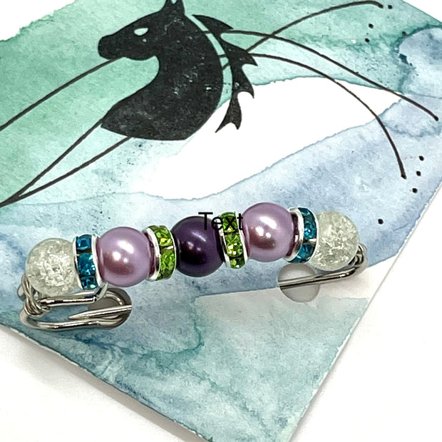 Handmade Stock Pins - 2" Silver