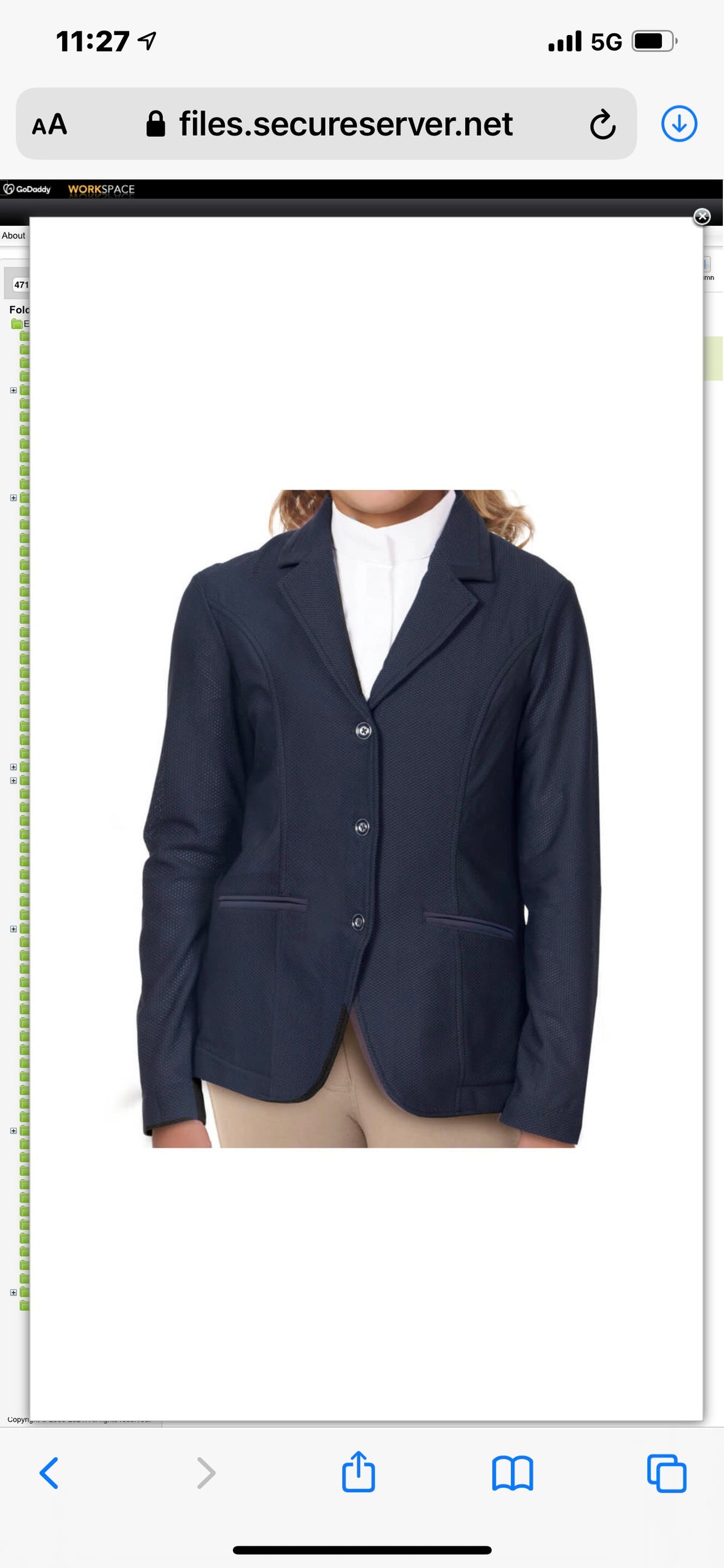 Ovation Child AirFlex 3-Button Show Coat