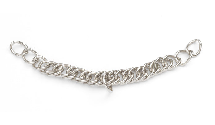 SS Double Link Curb Chain - 8.5"