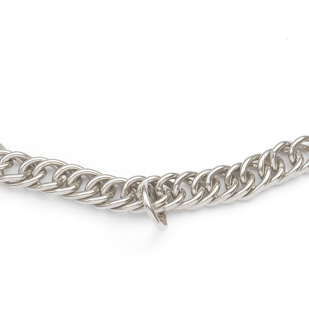 SS Double Link Curb Chain - 8.5"