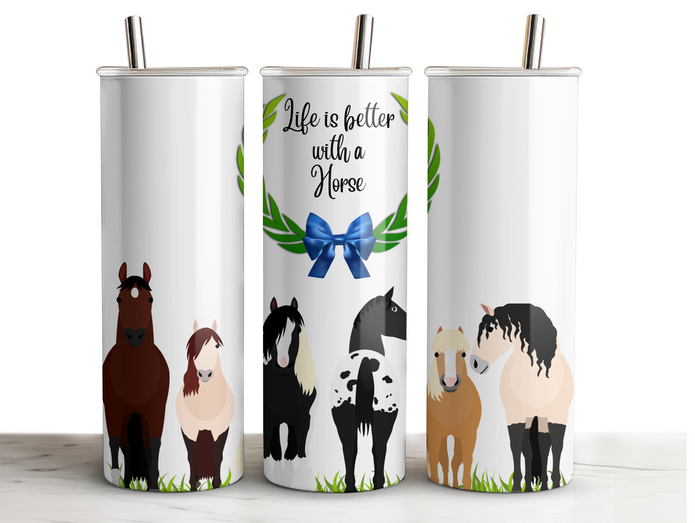 Horse Themed -  20oz Tumbler
