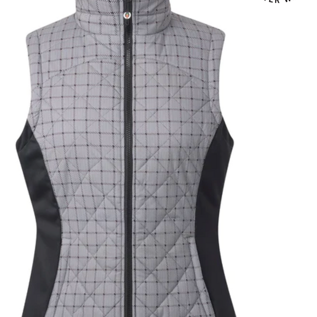 Kerrits Full Motion Quilted Vest - Peppercorn Herringbone