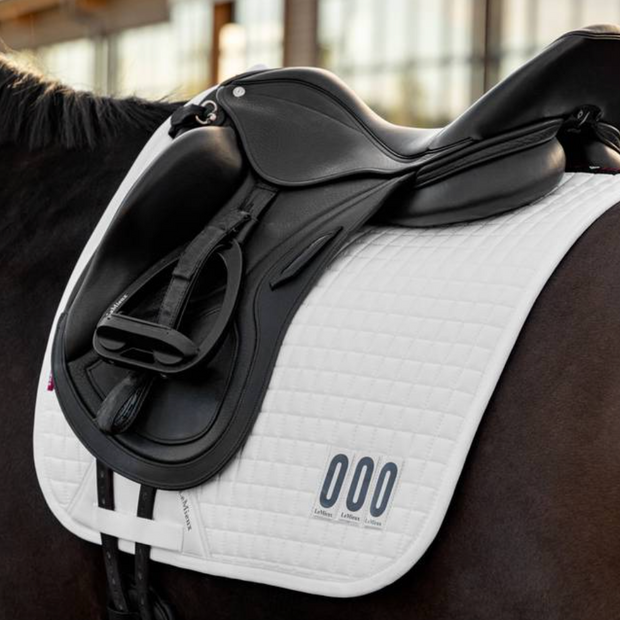 Cotton Dressage Competition Square - White Pad
