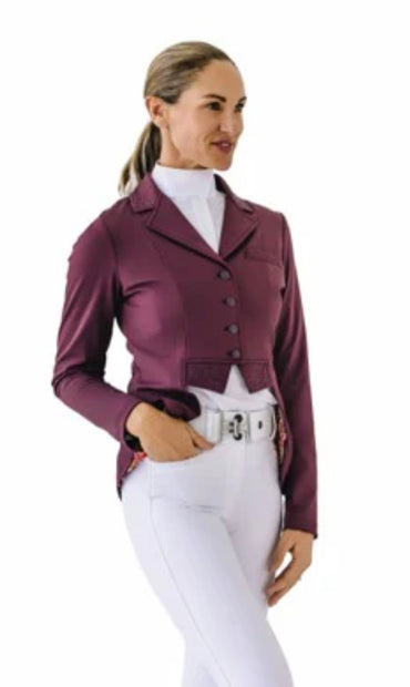 Ovation Dressage Coat - Deepest Plum