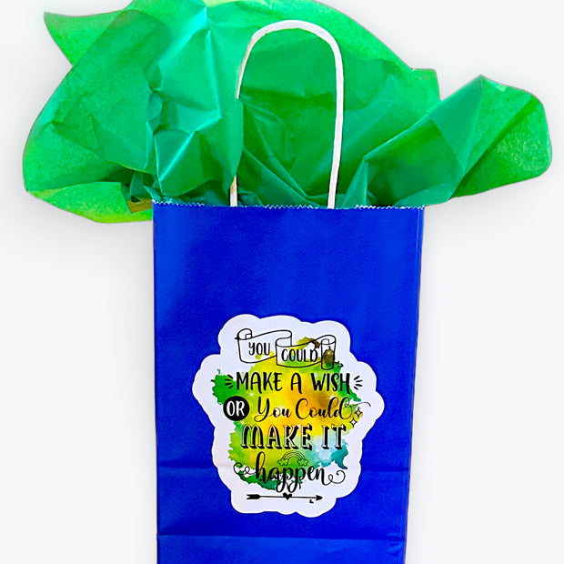 Small Gift Bag W/Tissue