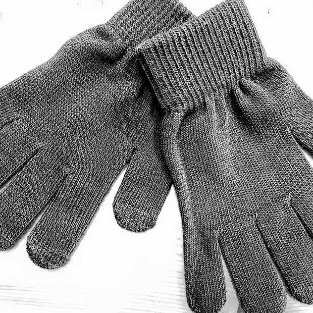 Black Knit Spectator Glove