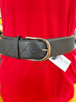 Black Stallion Designs - Black Leather Quilted Belt