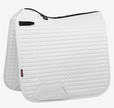 Suede Dressage Square Pad - White