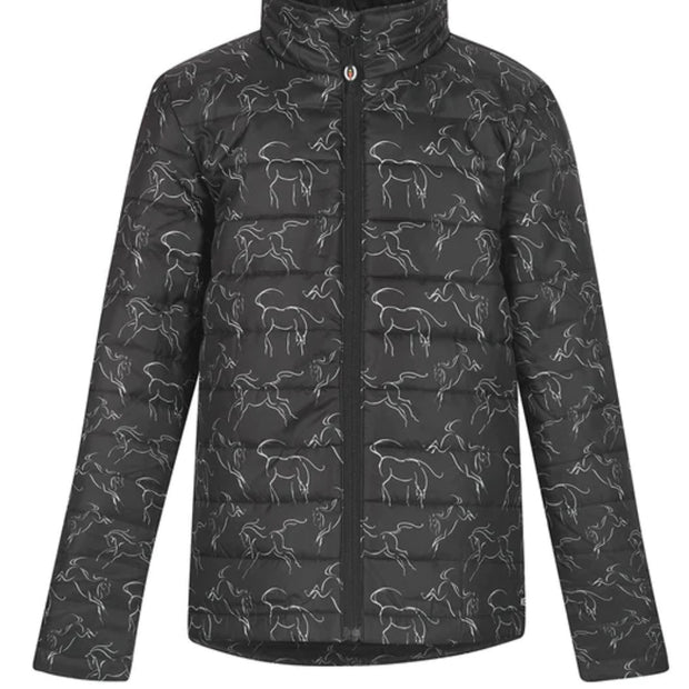 Kerrits Kids Winter Whinnies Quilted Jacket - Black