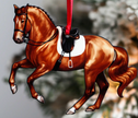 Classy Equine Christmas Ornament - Pirouette Dressage Horse