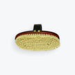 Natural Bristle Brush w/Leather Strap