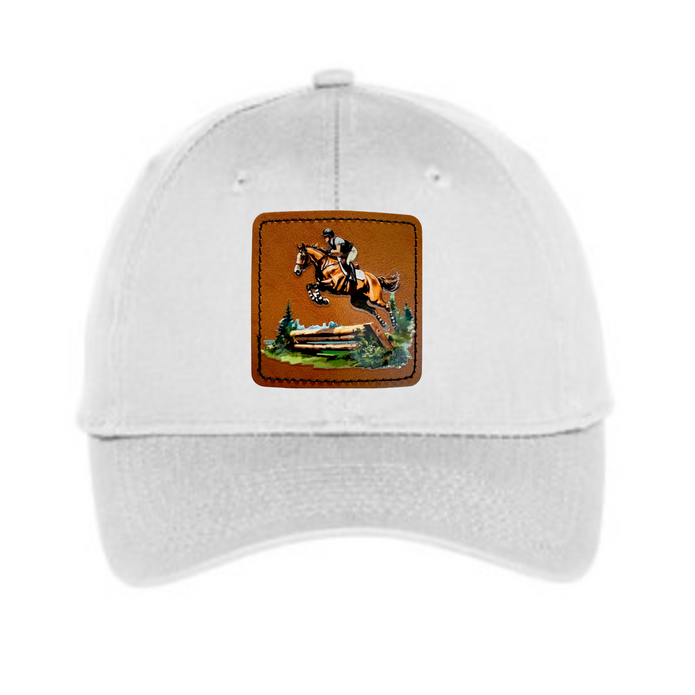 Black Stallion Designs - Leather Patch Ball Cap