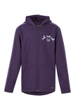 Kerrits Kids In Tandem Fleece Hoodie  - Blackberry