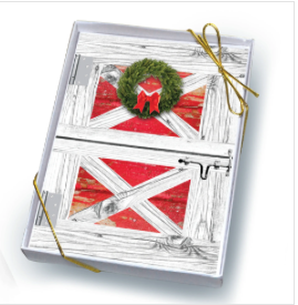 Barn Door Christmas Cards