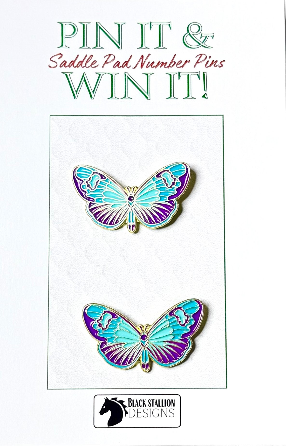 Pin It & Win It Saddle Pad Number Pins