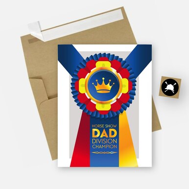 Horse Show DAD Card