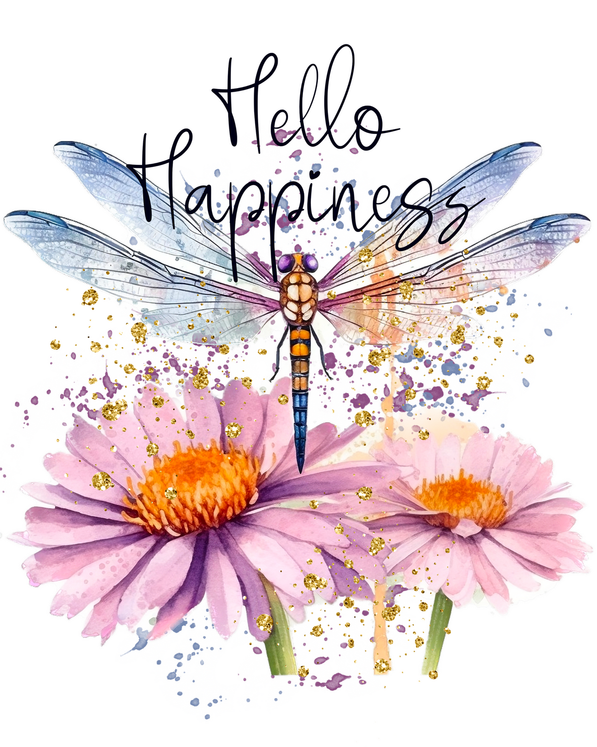 Hello Happiness Sticker