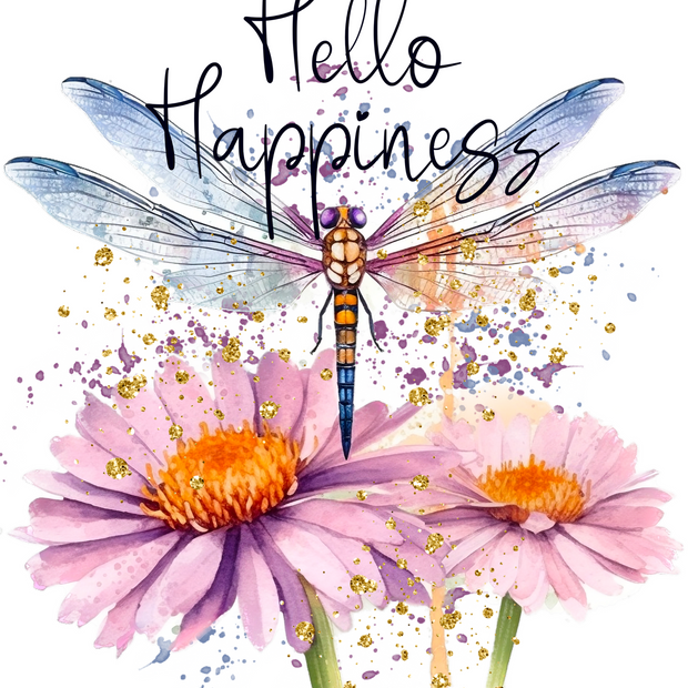 Hello Happiness Sticker