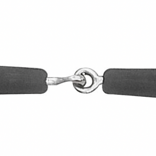 Centaur Jointed Rubber Loop Ring Gag Bit