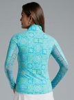 IBKUL Colette Mock LS 1/4 Zip