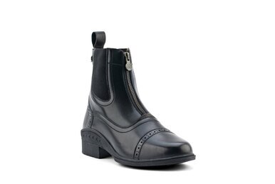 Ovation Ladies Tuscany Zip Paddock Boot - Black