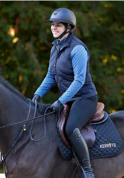 Kerrits Equitech Hybrid Quilted Vest - Navy