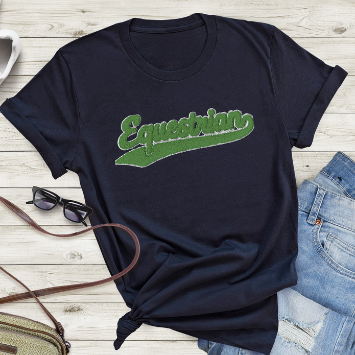 Black Stallion Designs - Navy / Green Equestrian