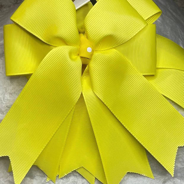 Black Stallion Designs - 6” Simple Equestrian Show Bows - Set of 2