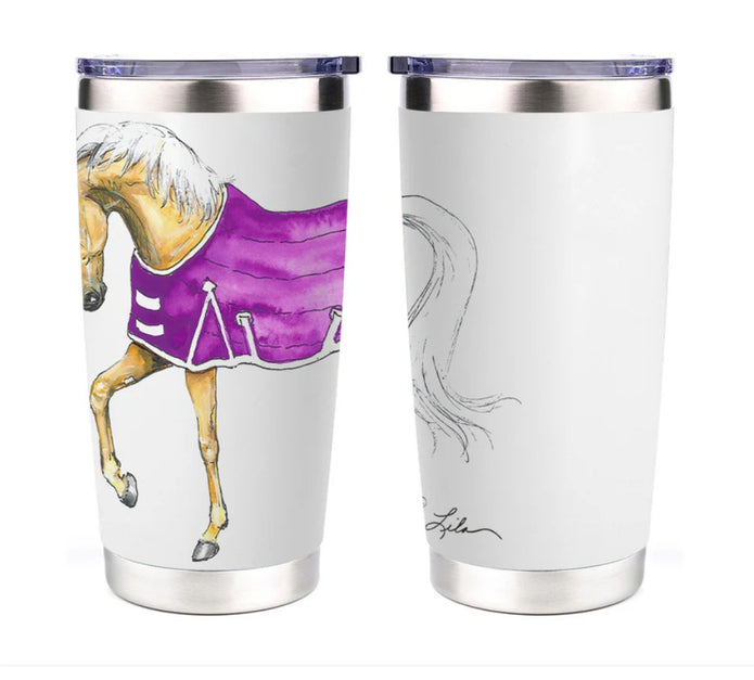 AWST Int'l 20 oz Stainless Steel Tumbler-Lila