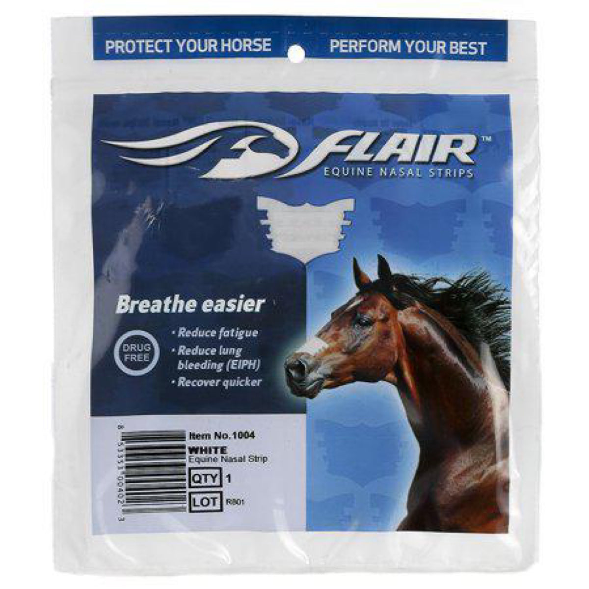 FLAIR® Equine Nasal Strips Single Pack USA