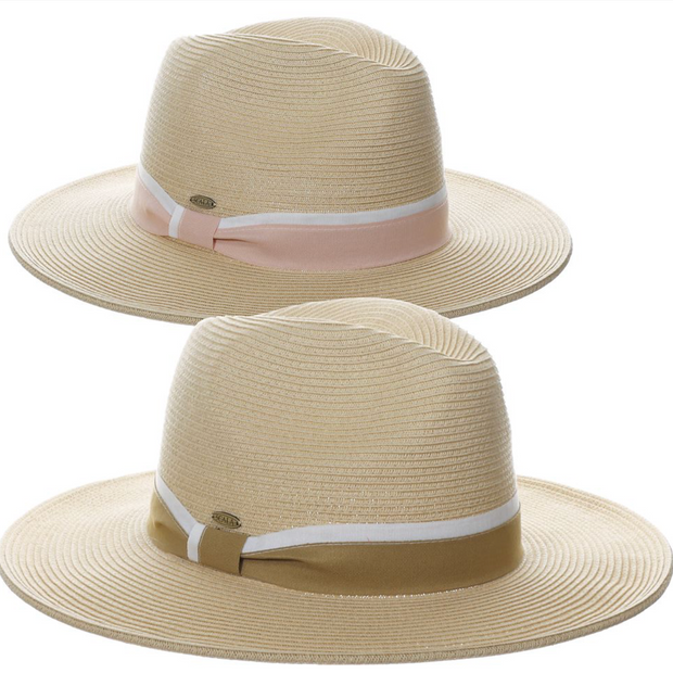 Scala Sorokin - Safari style hat w/Ribbon Band