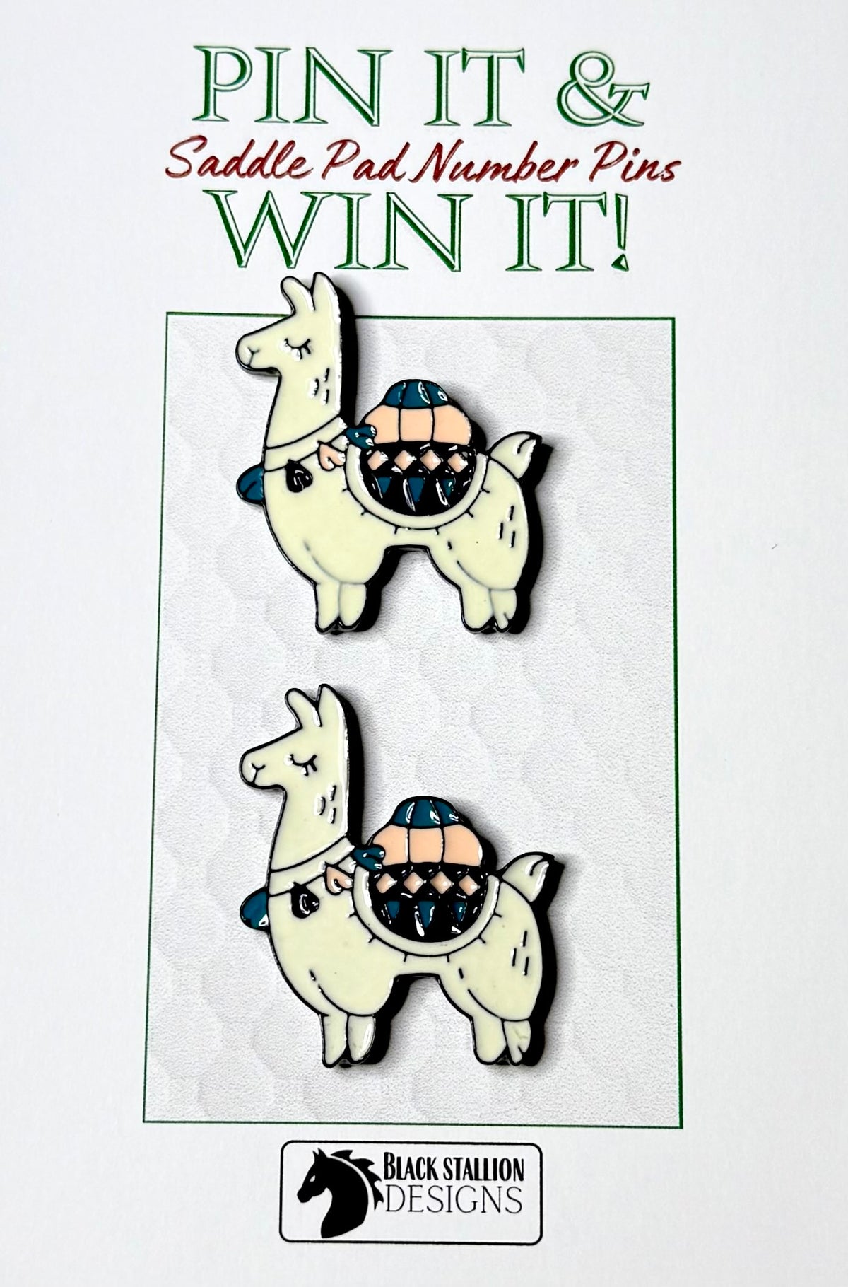 Pin It & Win It Saddle Pad Number Pins