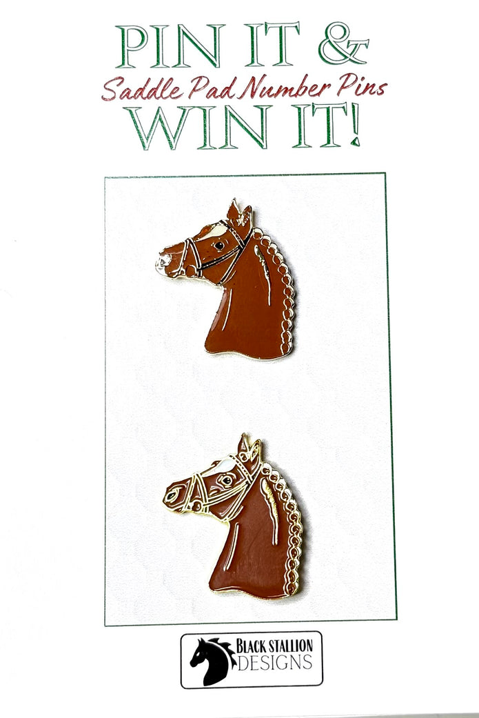Pin It & Win It Saddle Pad Number Pins